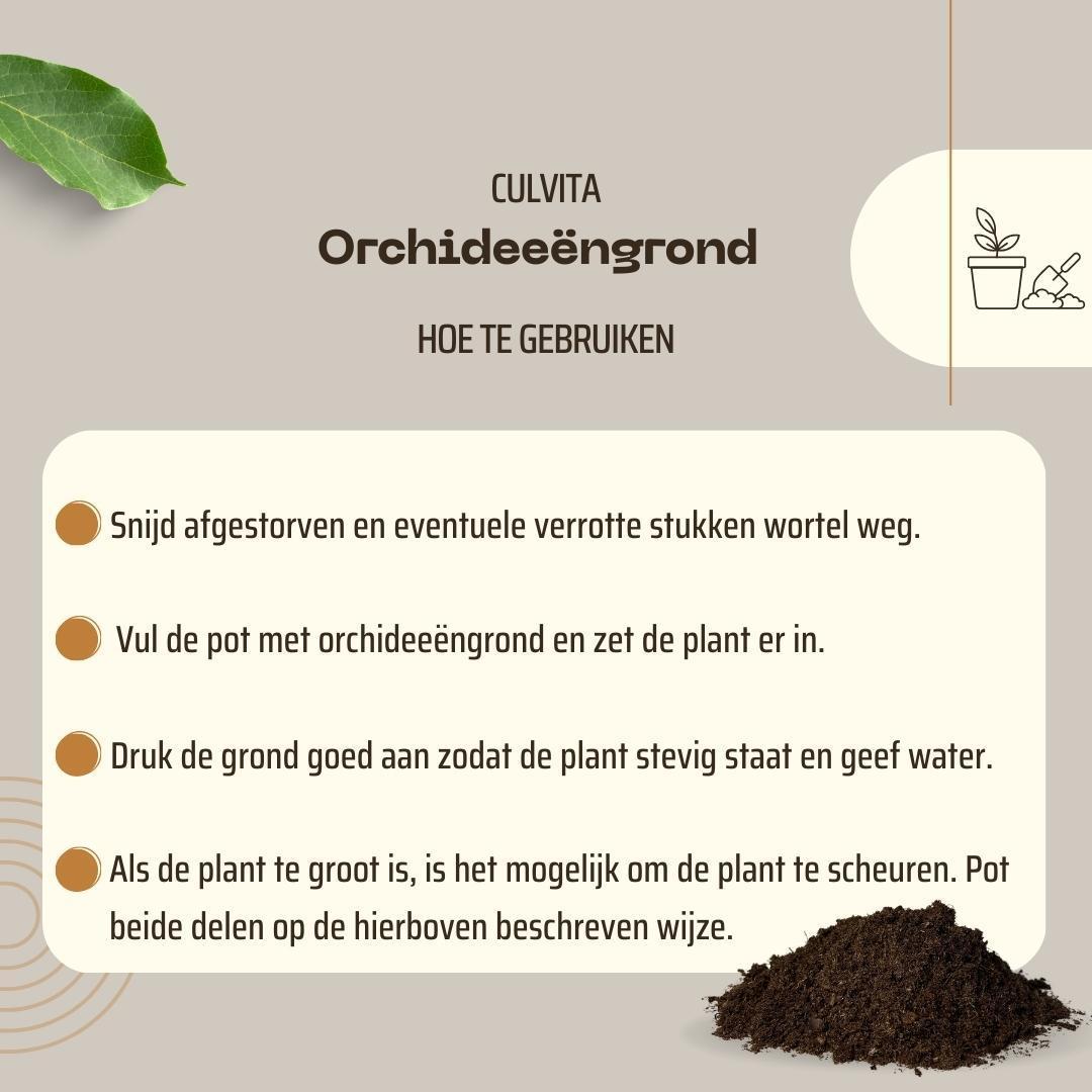 Orchidee Grond 5L Culvita - potgrond geschikt voor Orchidee