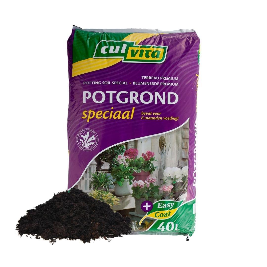 Blumenerde Spezial mit 6-Monats-Nährstoff 40 Liter - Culvita