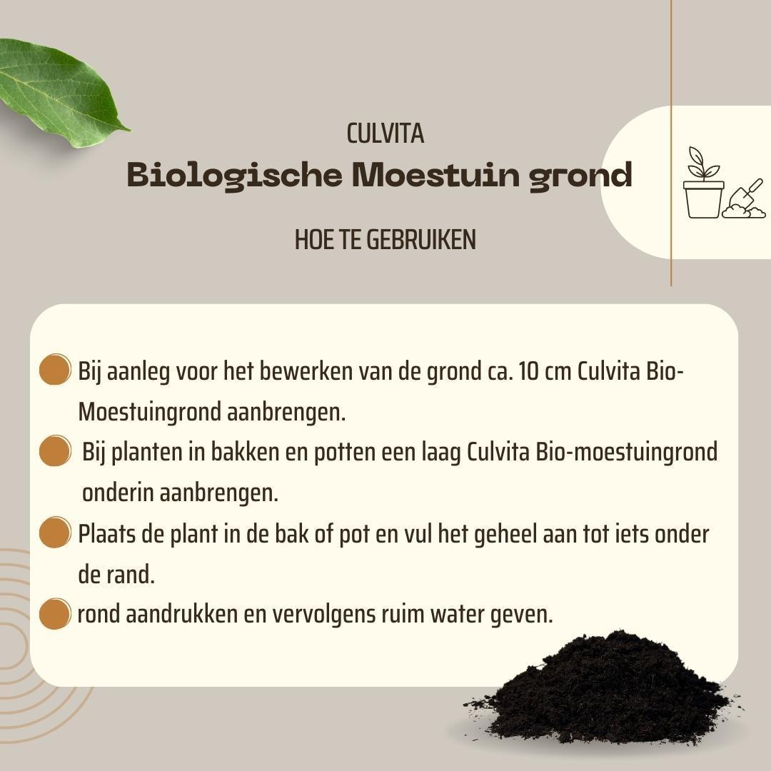 Moestuingrond 40 liter - inclusief 100 dagen voeding