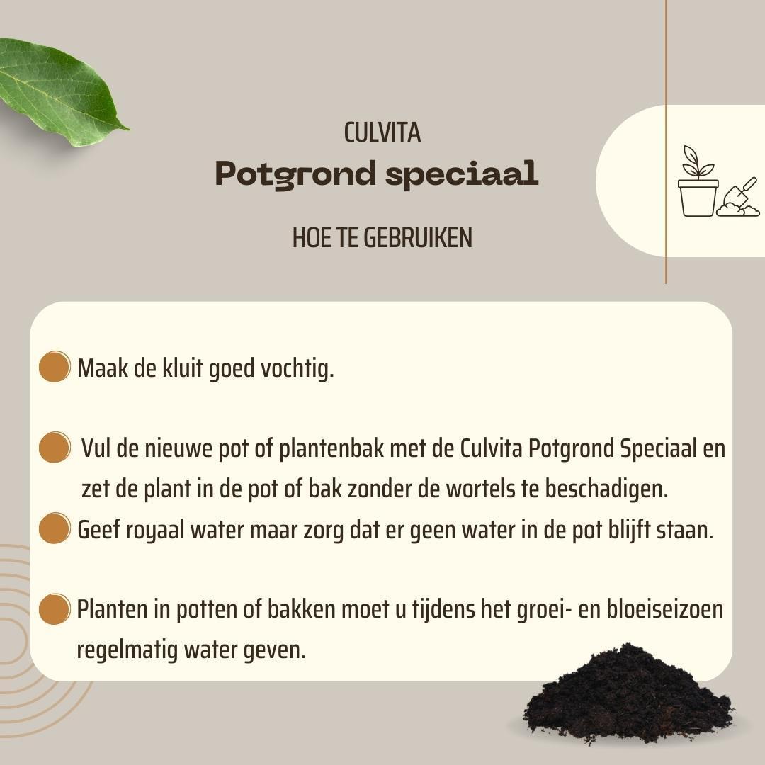Potgrond speciaal met 6 maanden voeding 40 liter - Culvita