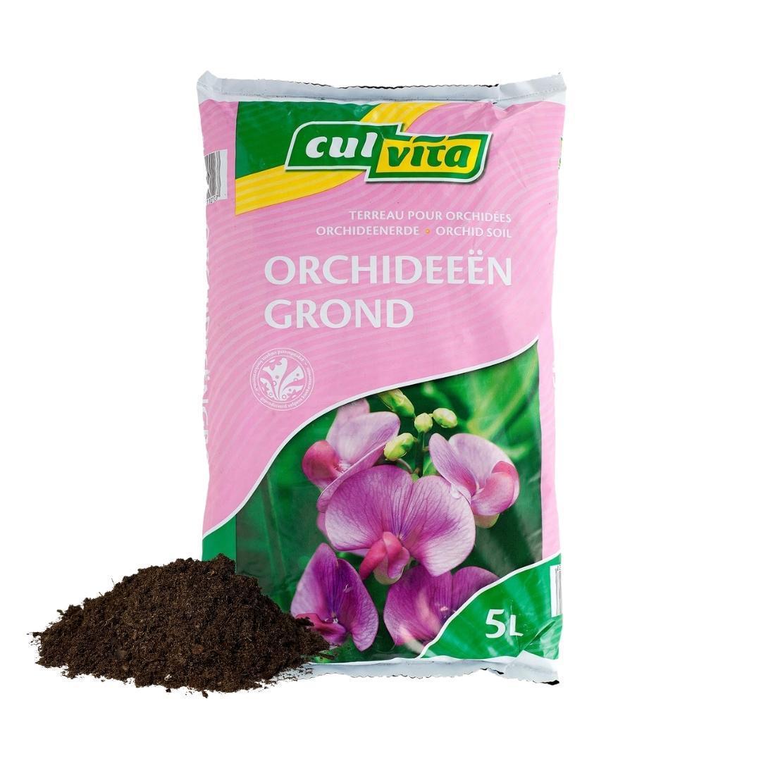 Orchideenerde 5L Culvita - Blumenerde geeignet für Orchideen