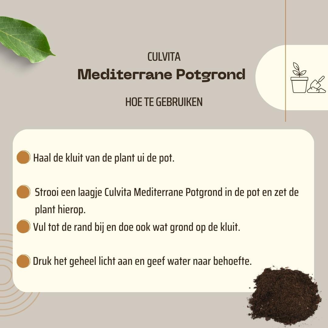 Mediterrane Potgrond met RhizoPlus - 40 Liter - Culvita