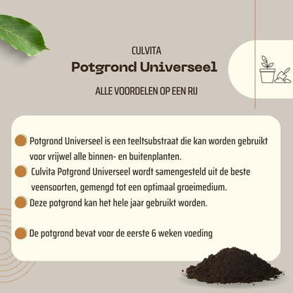 Universelle Blumenerde inklusive 2 Monate Pflanzennahrung 40L
