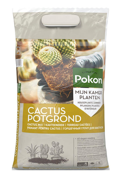 Pokon Blumenerde für Kakteen und Sukkulenten, 5 l