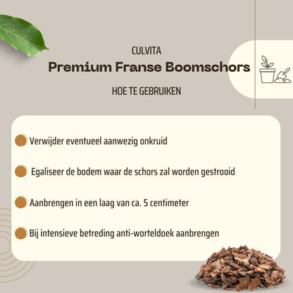 Premium-Bodendecker aus französischer Baumrinde – Zierrinde 30–40 mm – Rinde geeignet für den Bau von Gehwegen – 1560 Liter – Palette